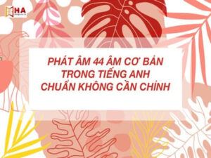 Cách phát âm 44 âm cơ bản trong tiếng Anh chuẩn không cần chỉnh