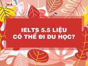 Liệu chứng chỉ IELTS 5.5 có đi du học được không?