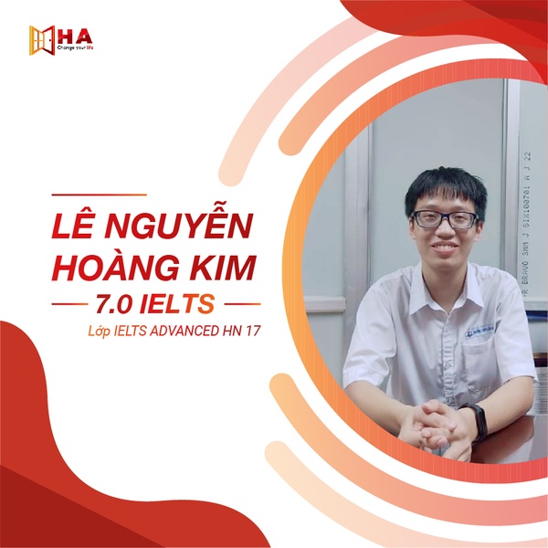 Lê Nguyễn Hoàng Kim đạt 7.0 IELTS