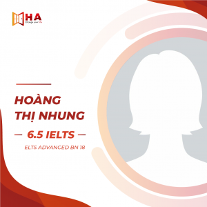 hvxs Hoàng Thị Nhung đạt 6.5 IELTS
