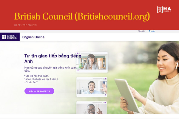 British Council trang web luyện Reading IELTS