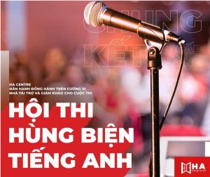 HA Centre: Nhà tài trợ và giám khảo cho cuộc thi Hùng biện tiếng anh cấp trường THPT Thuận Thành 1