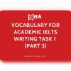 Vocabulary For Academic IELTS Writing Task 1 (Part 3)