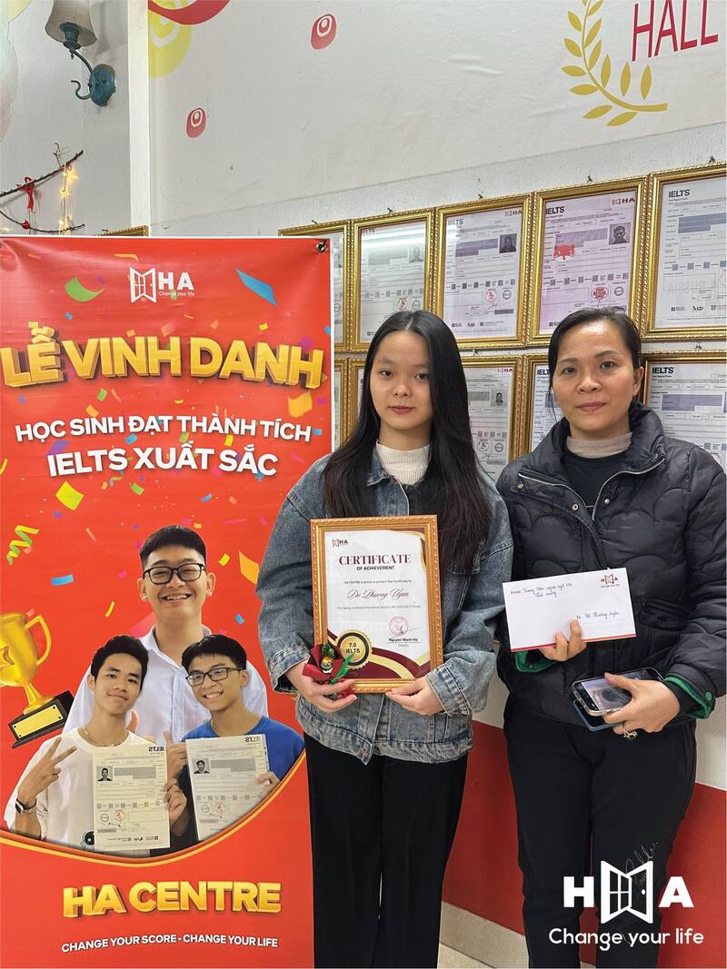 Lễ vinh danh học vên xuất sắc kỳ thi IELTS 25/11/2023
