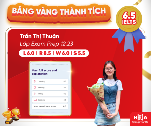 Trần Thị Thuận đạt 6.5 IELTS