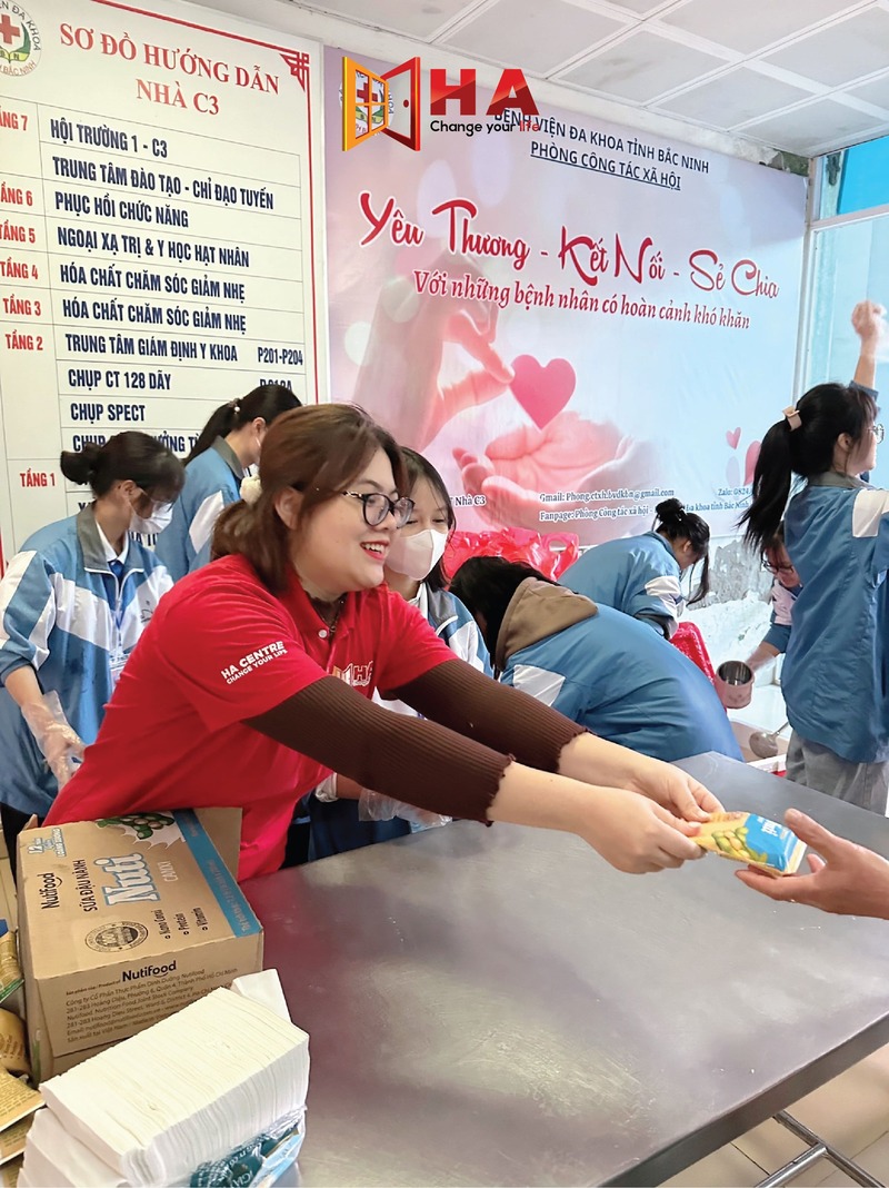 HA Centre đồng hành cùng CLB tình nguyện Hải Âu THPT Chuyên Bắc Ninh