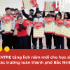 HA CENTRE tặng lịch năm mới cho học sinh tại các trường toàn thành phố Bắc Ninh