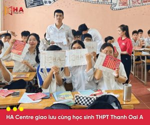 HA Centre giao lưu tại trường THPT Thanh Oai A