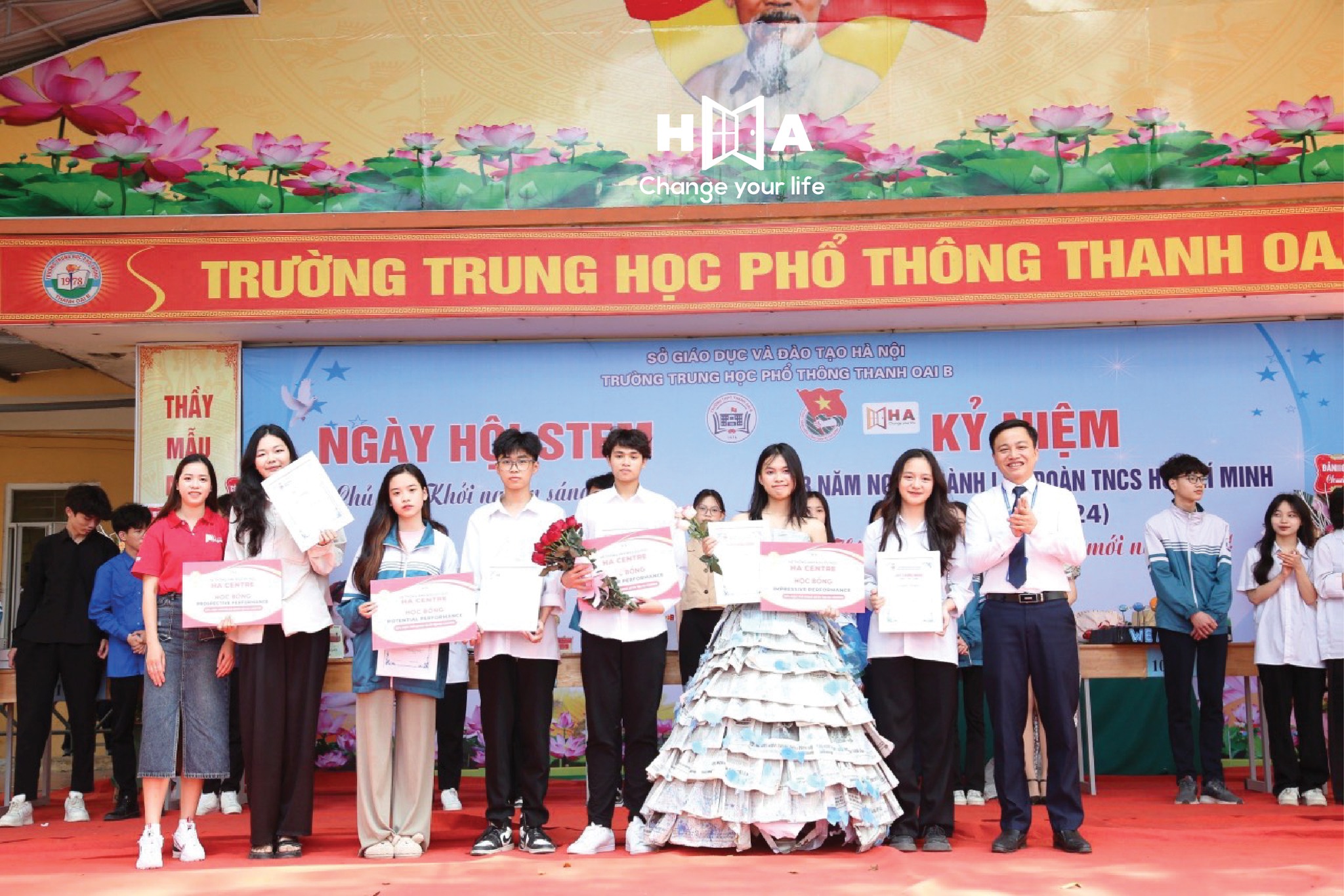"Thanh niên thế hệ mới 2024" cùng HA Centre và trường THPT Thanh Oai B