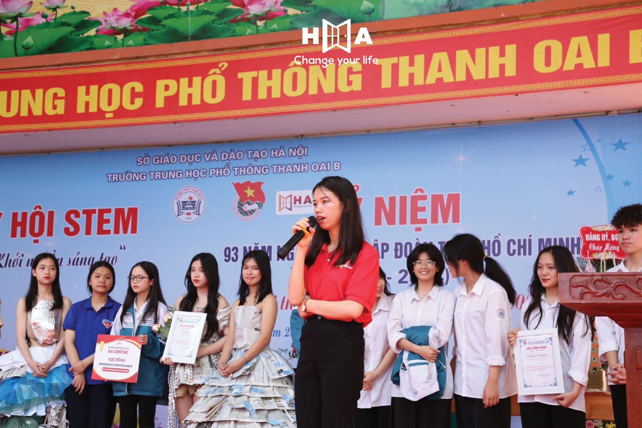 "Thanh niên thế hệ mới 2024" cùng HA Centre và trường THPT Thanh Oai B