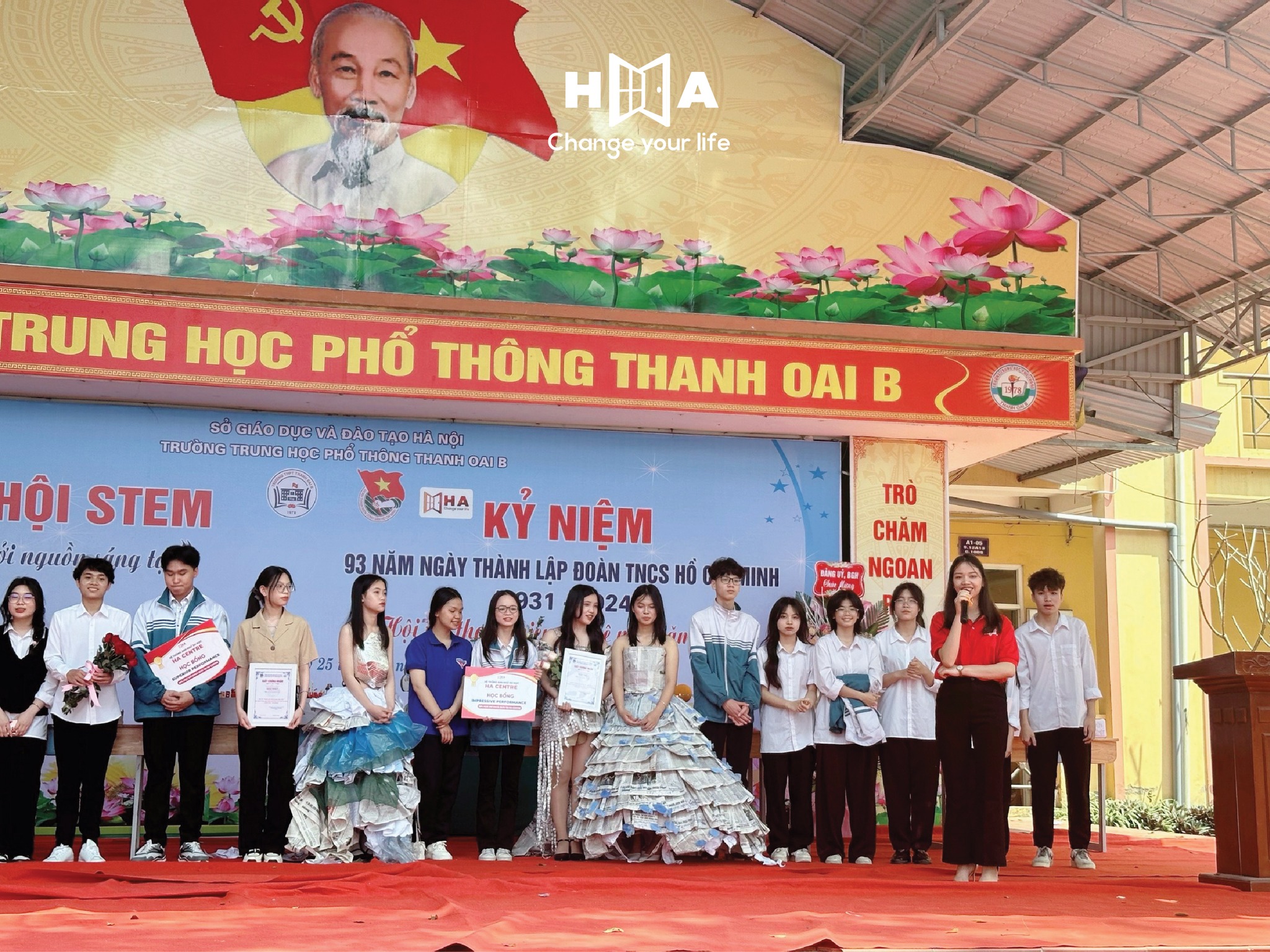 "Thanh niên thế hệ mới 2024" cùng HA Centre và trường THPT Thanh Oai B