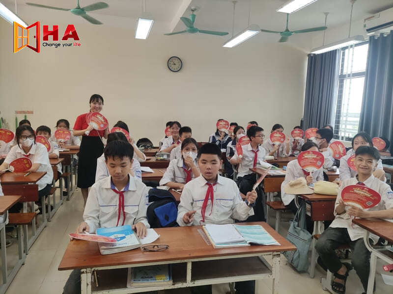 HA Centre giao lưu cùng học sinh THCS Cảnh Hưng, Tiên Du