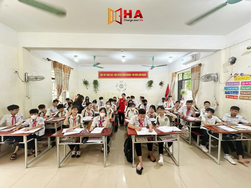 HA Centre giao lưu tại THCS Việt Đoàn, Tiên Du - Bắc Ninh