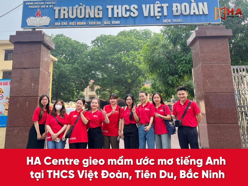 HA Centre giao lưu tại THCS Việt Đoàn, Tiên Du - Bắc Ninh