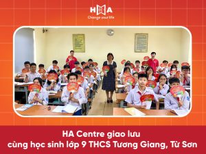 HA Centre giao lưu cùng học sinh THCS Tương Giang, Từ Sơn