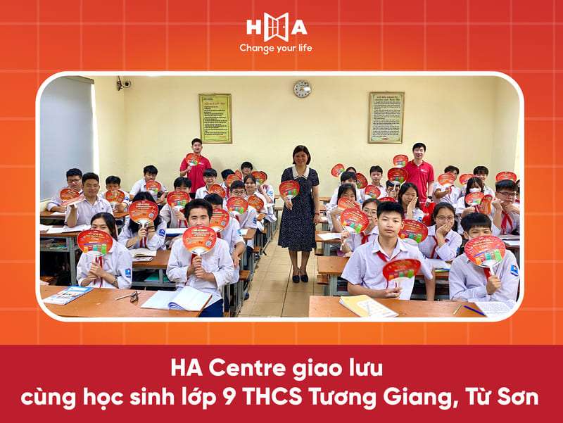 HA Centre giao lưu cùng học sinh THCS Tương Giang, Từ Sơn
