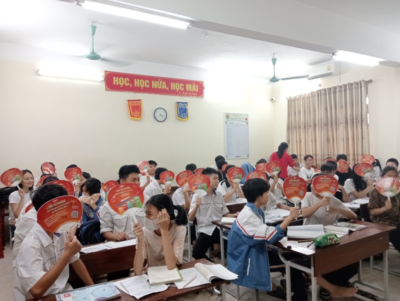 HA Centre giao lưu tại trường THCS Liên Bão, Tiên Du