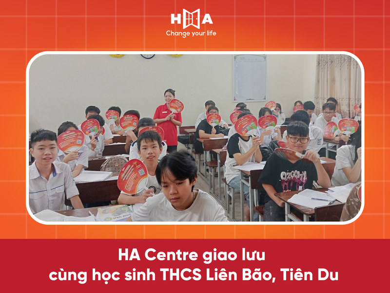 HA Centre giao lưu tại trường THCS Liên Bão, Tiên Du