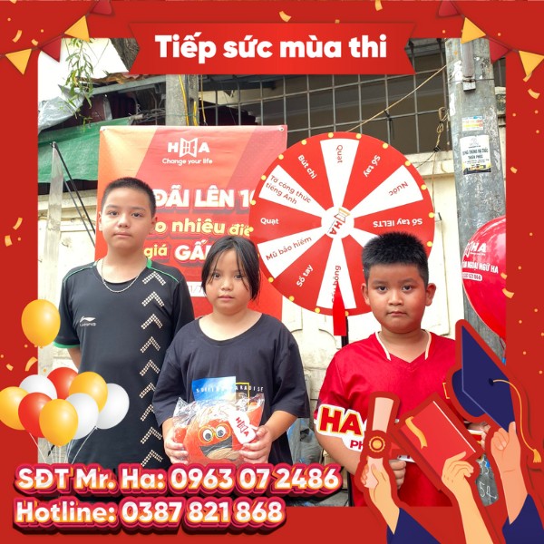 HA Centre đồng hành cùng sĩ tử 2K9 tại điểm Trường THPT Lý Thái Tổ Từ Sơn