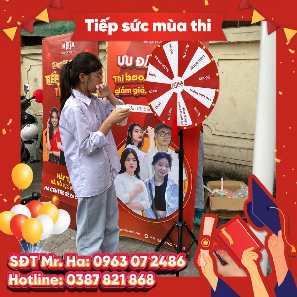 HA Centre đồng hành cùng sĩ tử 2K9 tại điểm Trường THPT Lý Thái Tổ Từ Sơn