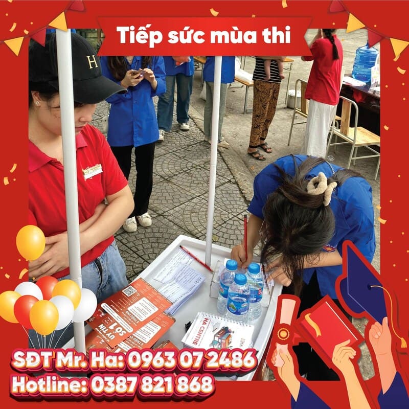HA Centre đồng hành cùng các sĩ tử 2K9 Từ Sơn trong kì thi vào lớp 10