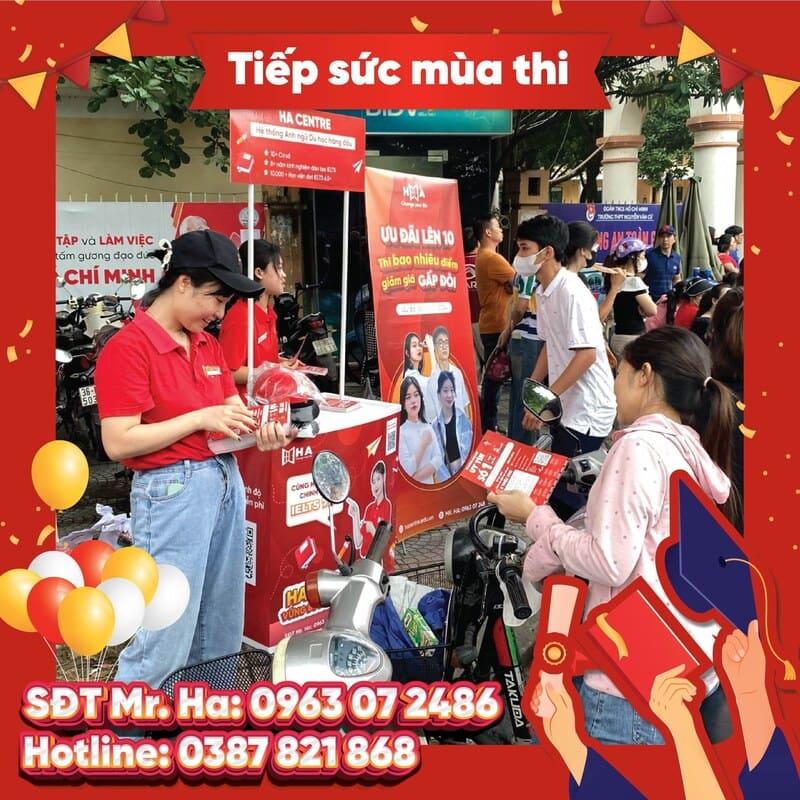 HA Centre đồng hành cùng các sĩ tử 2K9 Từ Sơn trong kì thi vào lớp 10
