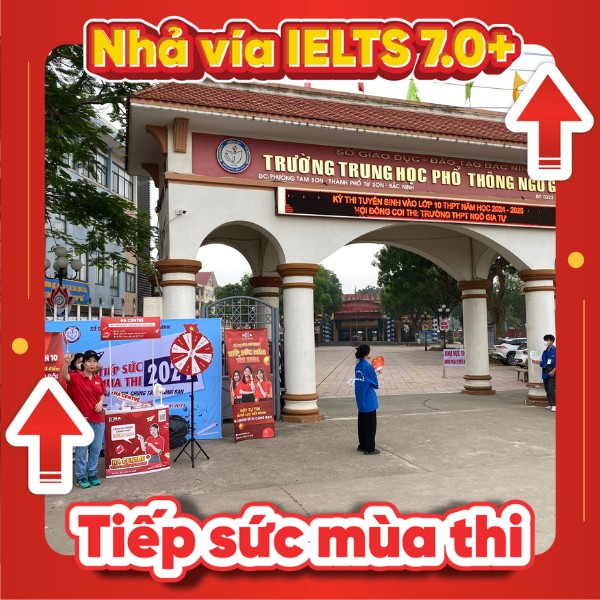 HA Centre đồng hành cùng sĩ tử 2K9 tại điểm Trường THPT Ngô Gia Tự Từ Sơn
