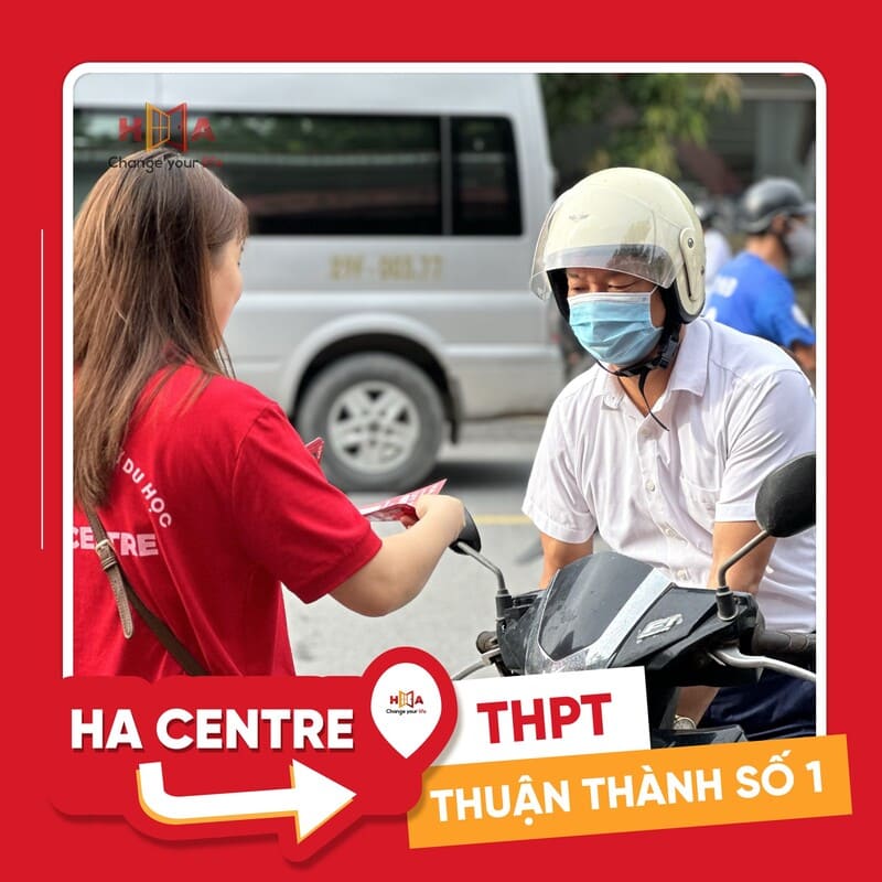 HA Centre giao lưu cùng các bạn khối 10 THPT Thuận Thành số 1