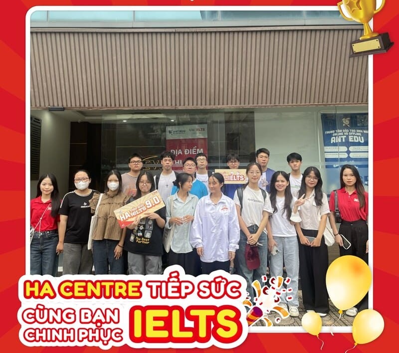 HA Centre tiếp sức kì đợt thi IELTS ngày 24/8
