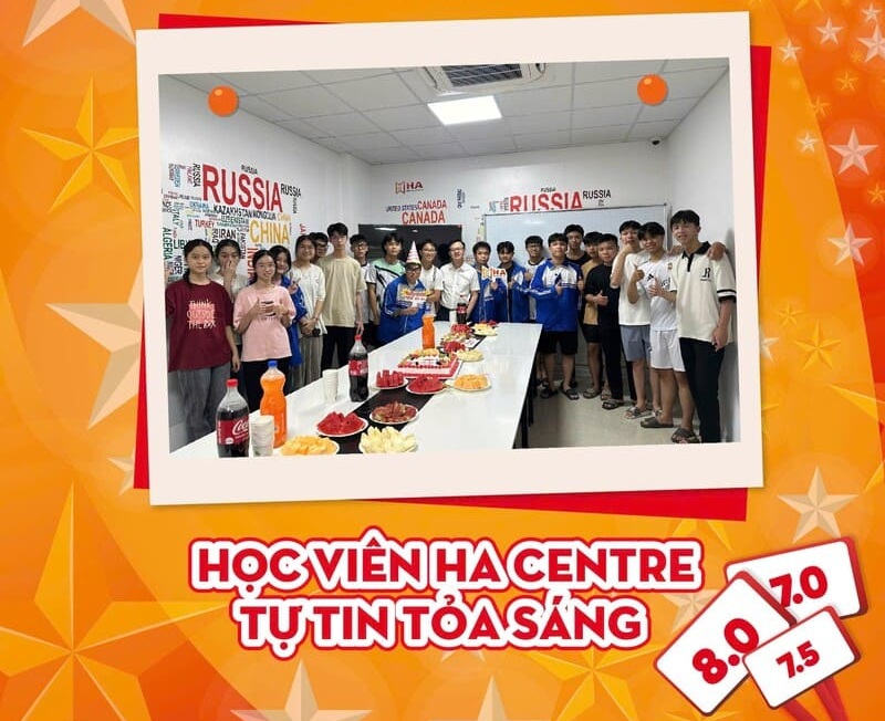 Học viên HA đạt IELTS 7.0 trung tuyển các trường đại học TOP