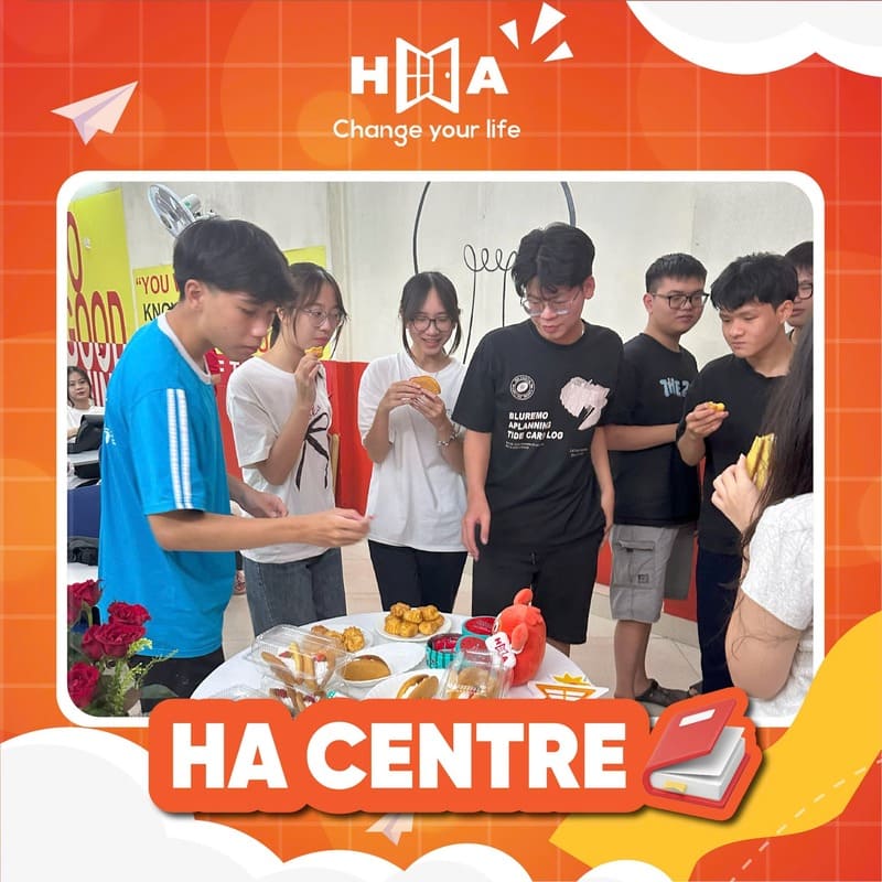Bữa tiệc nhỏ BOOST năng lượng trước kì thi IELTS tại cơ sở Từ Sơn