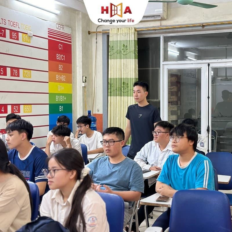Thầy HA chia sẻ hành trang vững chắc cho học viên trước ngày thi IELTS