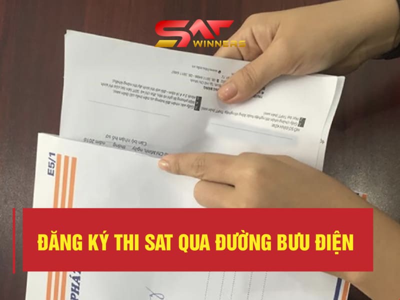Đăng ký thi SAT qua đường bưu điện